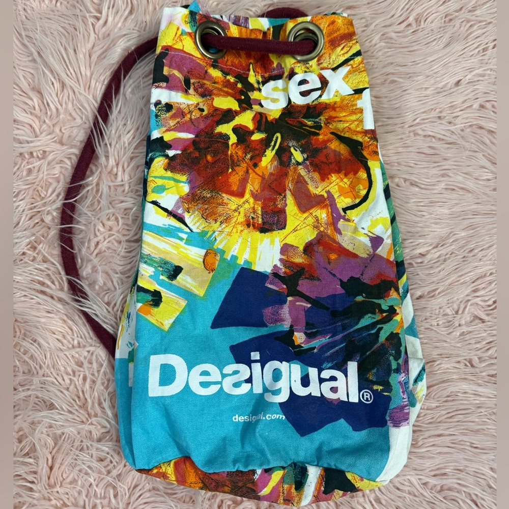 Desigual Canvas Shoulder Bag